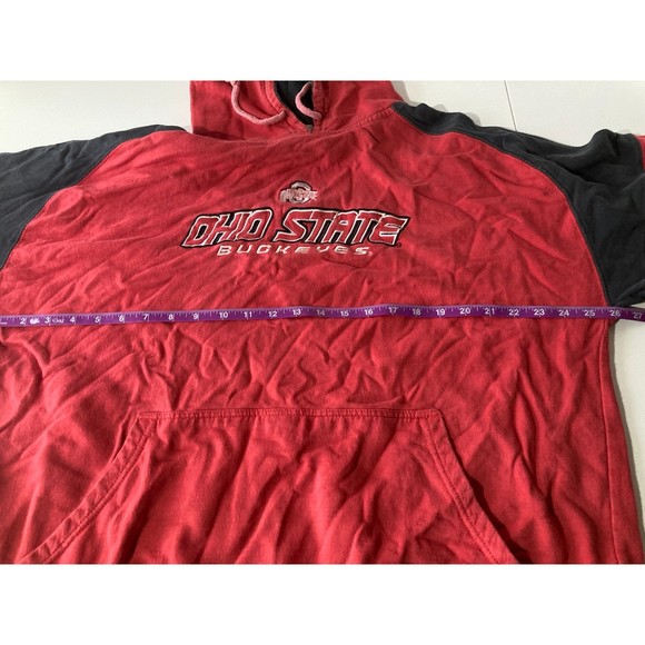 NCAA Ohio State Buckeyes Embroidered Hoodie - SIZE XL OSU Sweatshirt - Picture 9 of 12